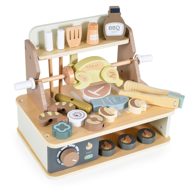 Moni Wooden Barbecue Set - 24070 3801005600700