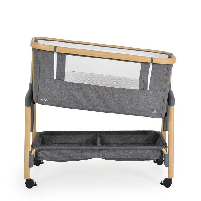 Cangaroo Baby crib Amo dark grey 3800146249908