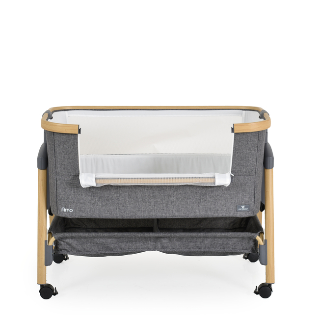 Cangaroo Baby crib Amo dark grey 3800146249908