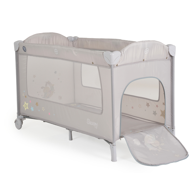 Moni Folding cot Sleepy grey 3800146249946