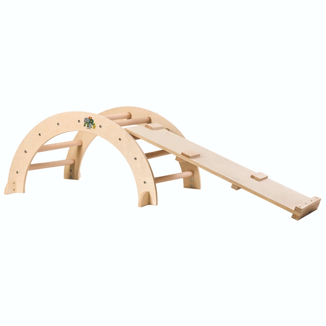 Moni Ξύλινη Αψίδα Αναρρίχησης Montessori με ράμπα Pikler - PH13G032 3801005601271