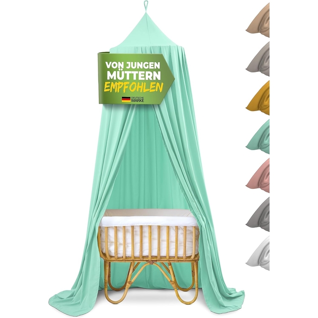 Lily Large Hanging Mosquito Net 270 x 61 x 400 cm For Bed Green