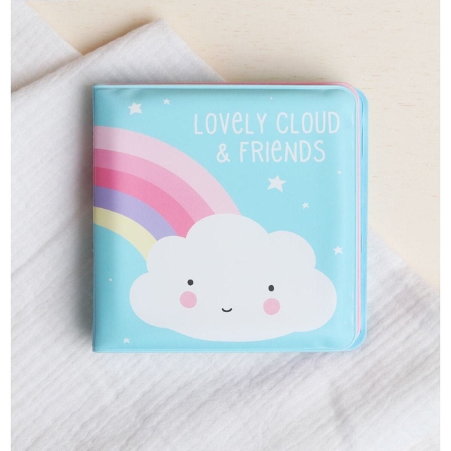 A little lovely comany: Βιβλιαράκι Παιχνίδι μπάνιου Cloud and Friends BTBBCL09