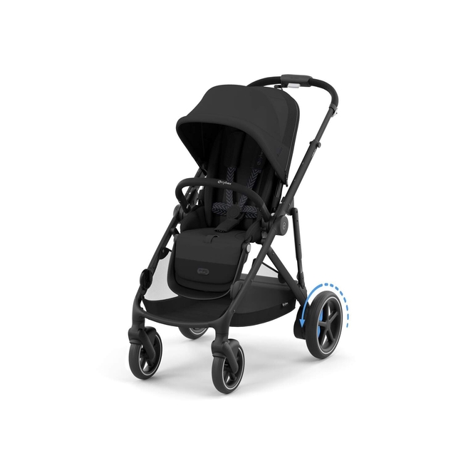 Cybex e-Gazelle S BLK Παιδικό Καρότσι Moon Black 524000517