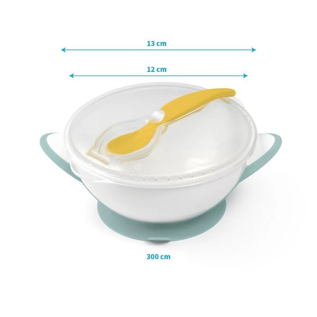 BabyOno 1063/04 Suction bowl with spoon ONO-21814