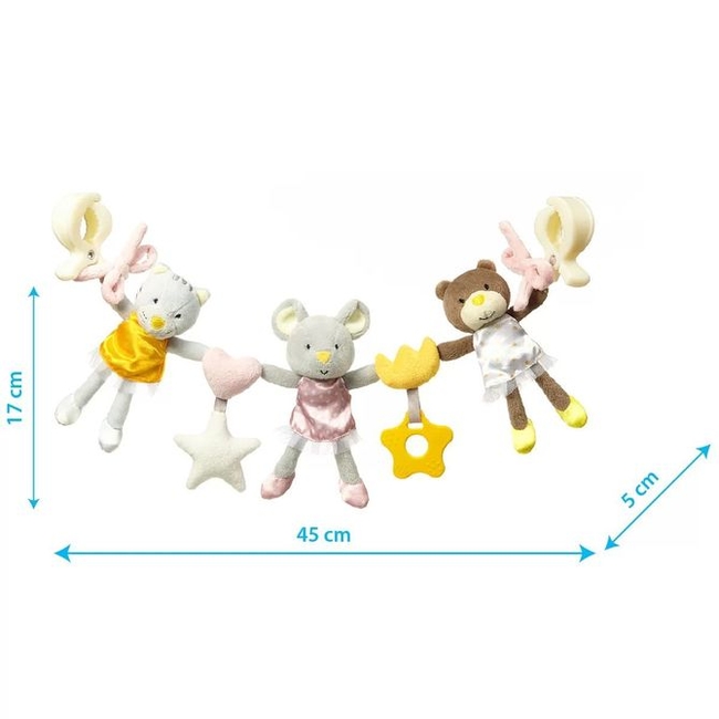 BabyOno 1441 Hanging Toy Chain with chews