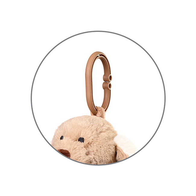 BabyOno 1522 Dog Willy Hanging Soft Toy with Sound