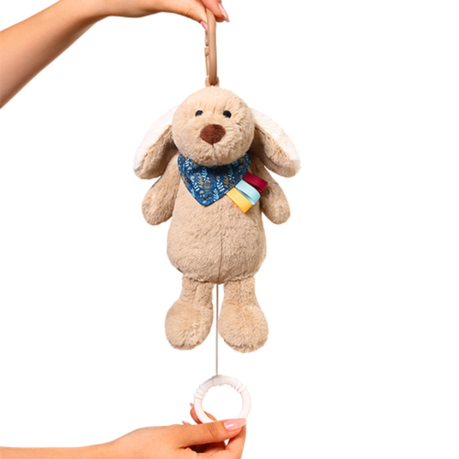 BabyOno 1522 Dog Willy Hanging Soft Toy with Sound