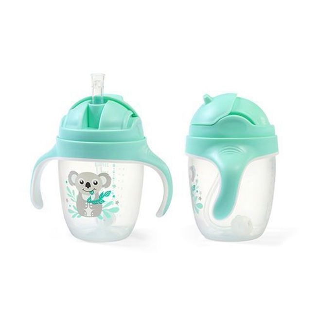 BabyOno 1464/03 Sippy cup with weighted straw MINT ONO-02215