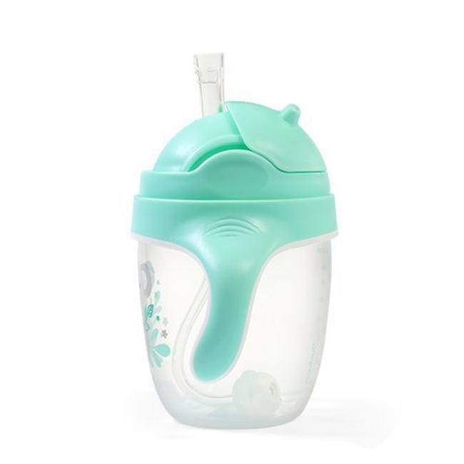 BabyOno 1464/03 Sippy cup with weighted straw MINT ONO-02215