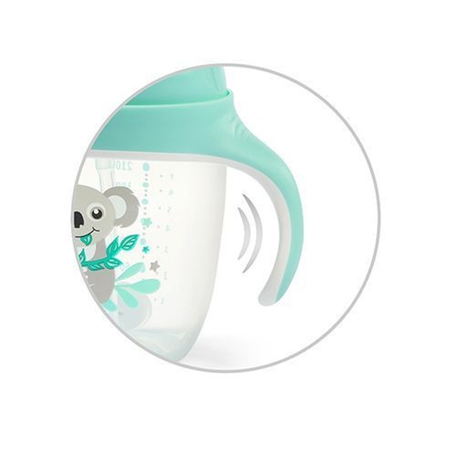 BabyOno 1464/03 Sippy cup with weighted straw MINT ONO-02215