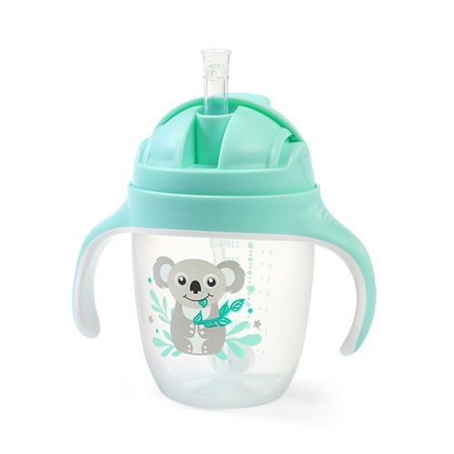 BabyOno 1464/03 Sippy cup with weighted straw MINT ONO-02215