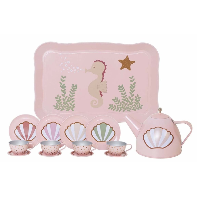 Jabadabado: Suitcase with tea set Hippocampus JB-G12019