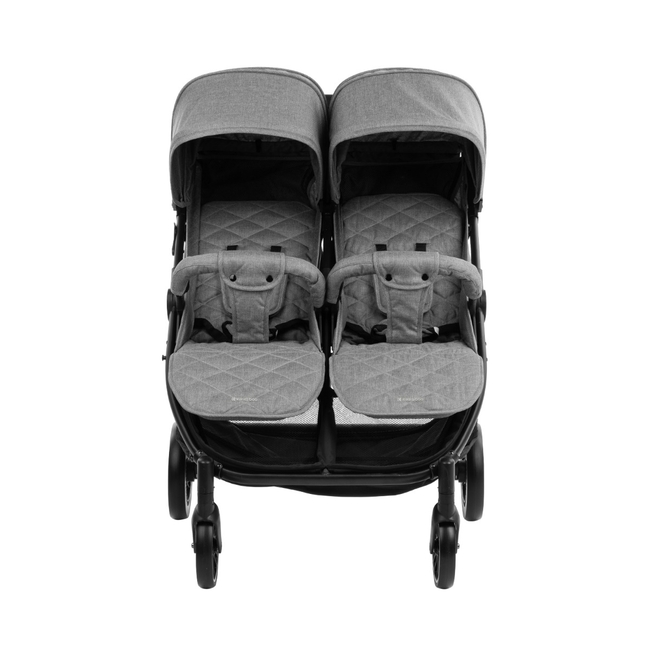 Kikka Boo Twin stroller Happy 2 Light Grey 2023 31001040011