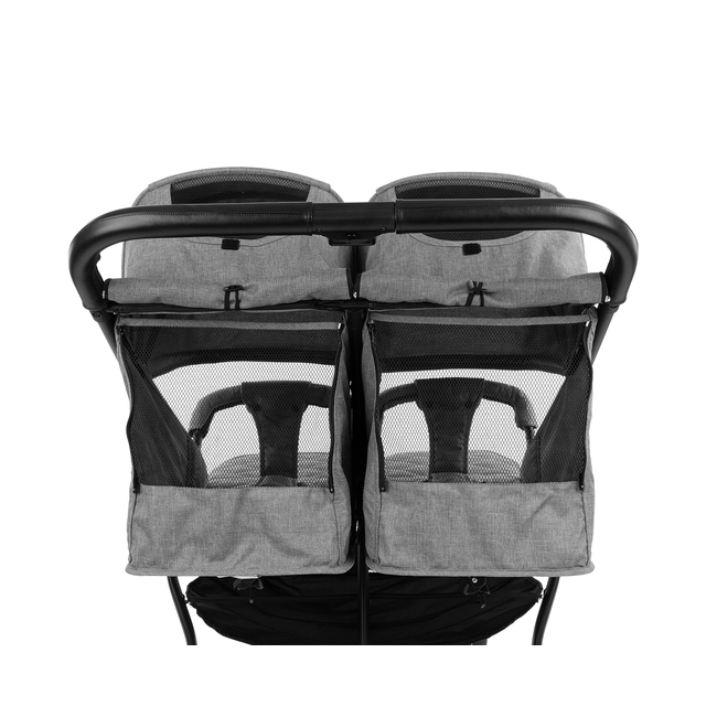 Kikka Boo Twin stroller Happy 2 Light Grey 2023 31001040011