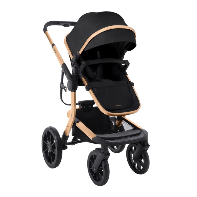 Kikka Boo Stroller 3in1 with plastic carrycot Irene Black 2024 31001010251