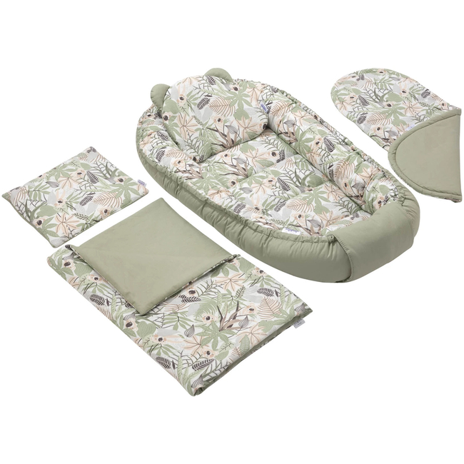 Jukki Baby Baby Nest 100x55 Set of 5 Fabric Koala Jungle 5904506822614