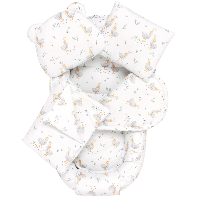 Jukki Baby Baby Nest 100x55 Set of 5 Fabric Madam Goose 5904506819751