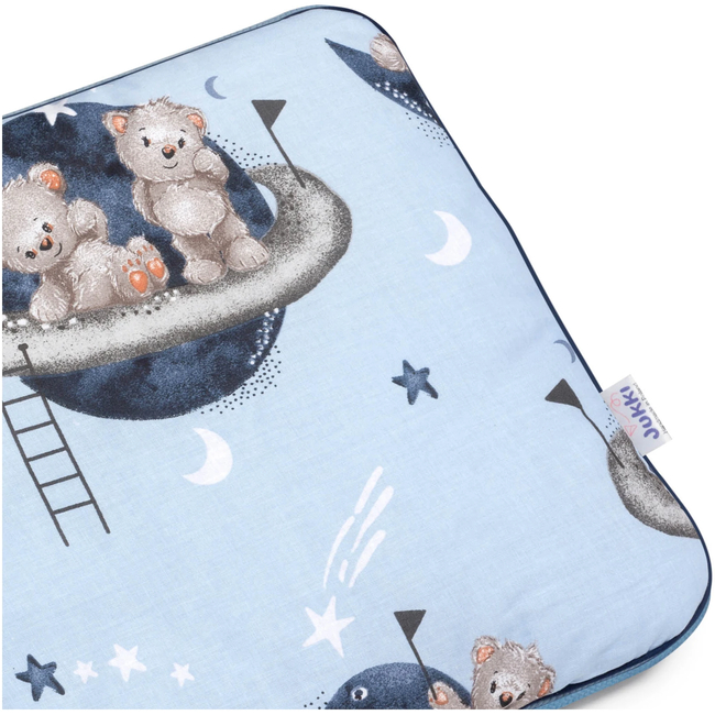 JUKKI βρεφικό μαξιλάρι 30x40cm Astro Bear Denim Βελούδο 5904506820665