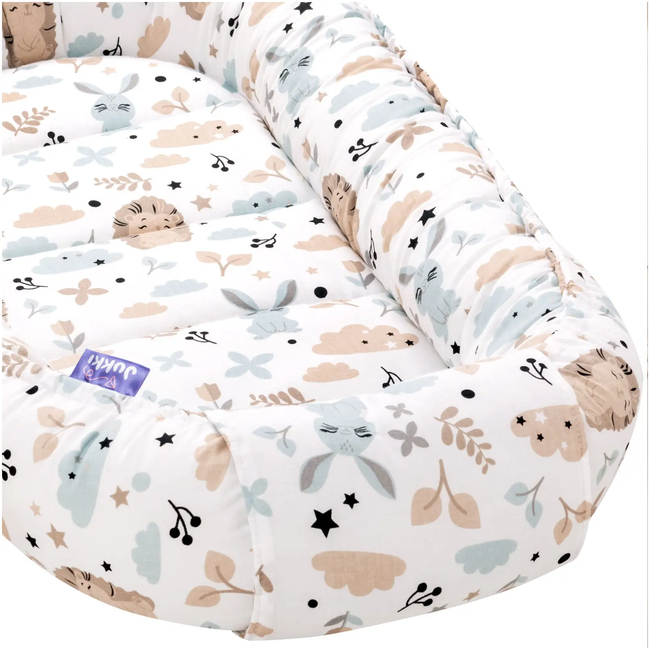 Jukki Baby Nest Cocoon Φωλιά Για Βρέφη 100x55 Διπλής Όψης Friends Forever 5904506815876