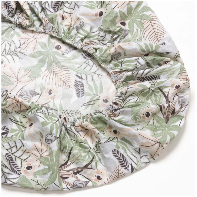 JUKKI Cot/bed Fitted sheet 60x120 CM Koala Jungle 5904506822539