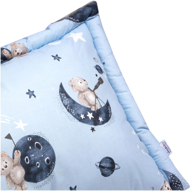 JUKKI Children's Pillow 40x60cm Astro Bear Denim velvet 5904506820672