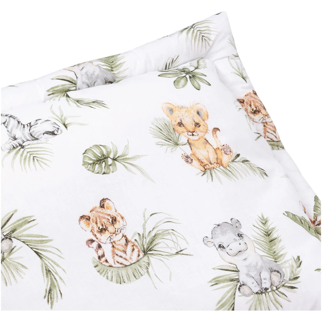 JUKKI Children's Pillow 40x60cm Savanna Fun Olive velvet 5904506809905