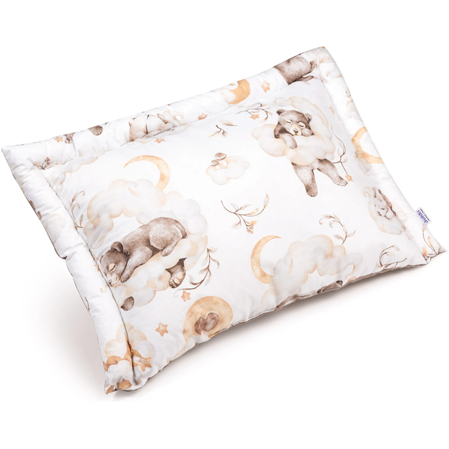 JUKKI Children's Pillow 40x60cm Sweet Teddy Latte velvet 5904506818198