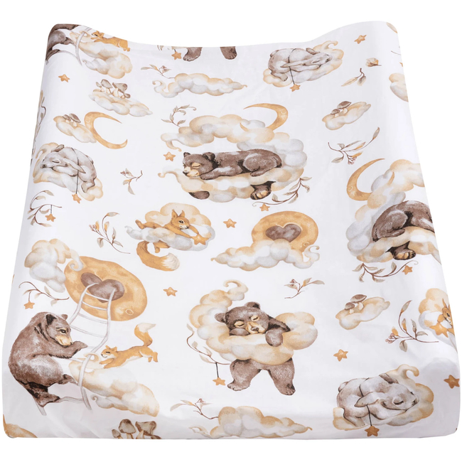 JUKKI Sheet Changing table cover 50x70cm  Sweet Teddy 5904506820320