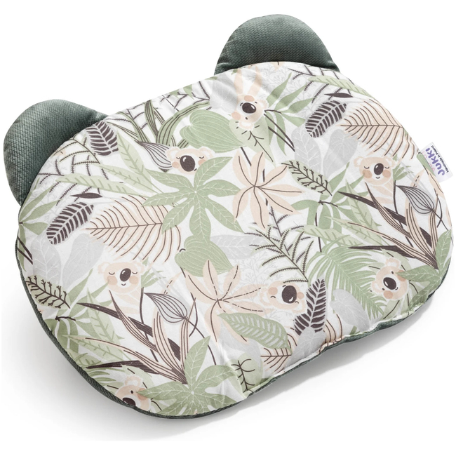 JUKKI Flat Pillow Koala Bear Jungle Olive Velvet 5904506822188