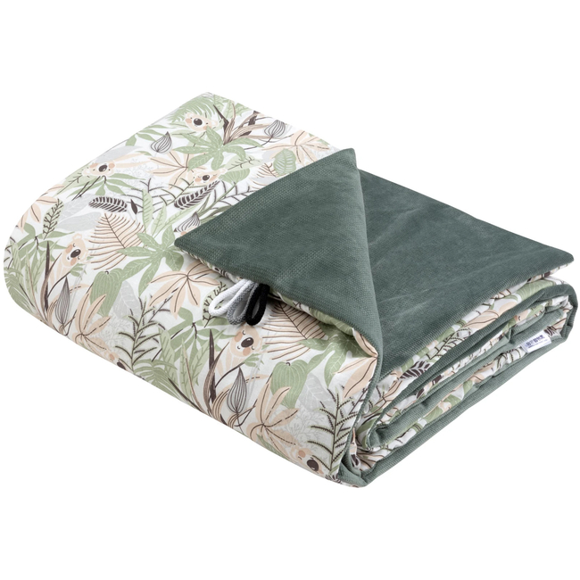 JUKKI Soft Baby Blanket 100x140cm Koala Jungle Olive 5904506822126