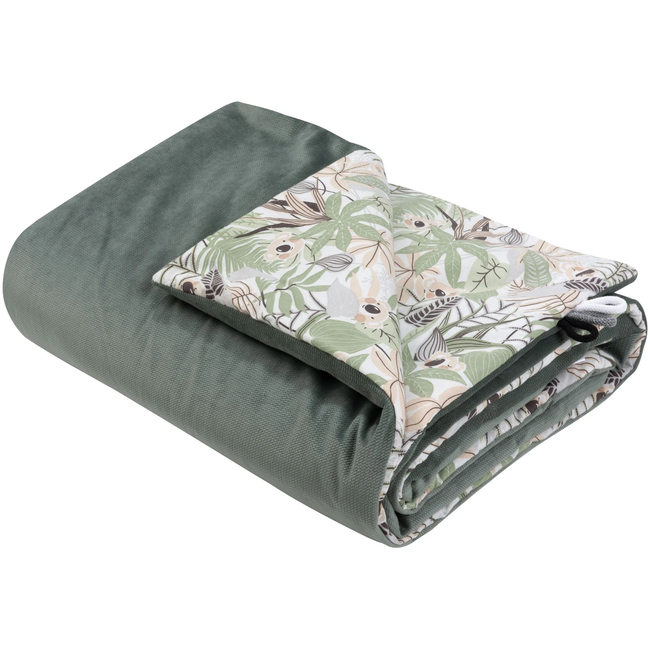 JUKKI Soft Baby Blanket 100x140cm Koala Jungle Olive 5904506822126