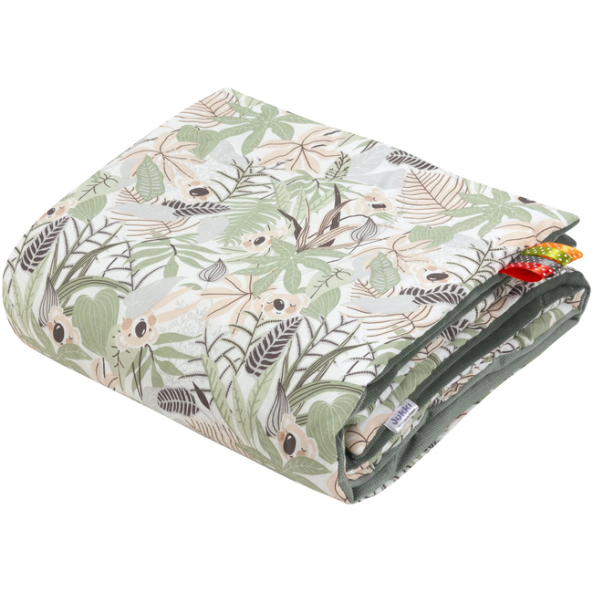 JUKKI Soft Baby Blanket 75x100cm Koala Jungle Olive 5904506822164