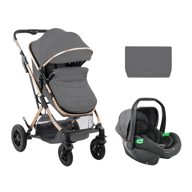 Stroller 3in1 transf. seat Kaia Light Grey 2024 31001010241