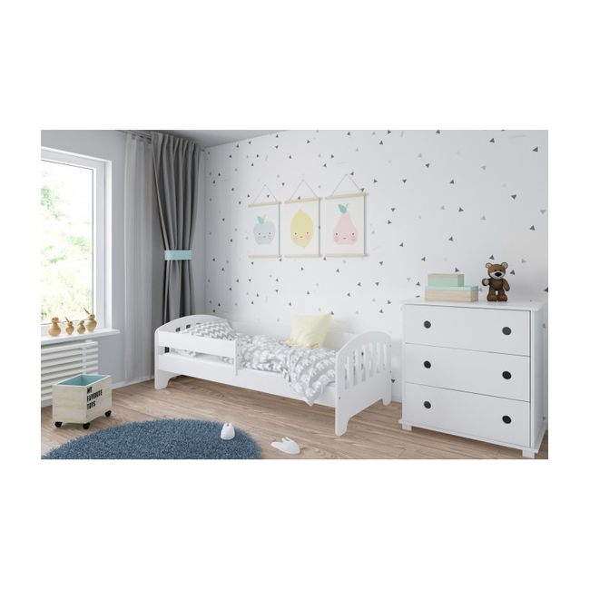 Classic Children's Bed 90x200 cm White