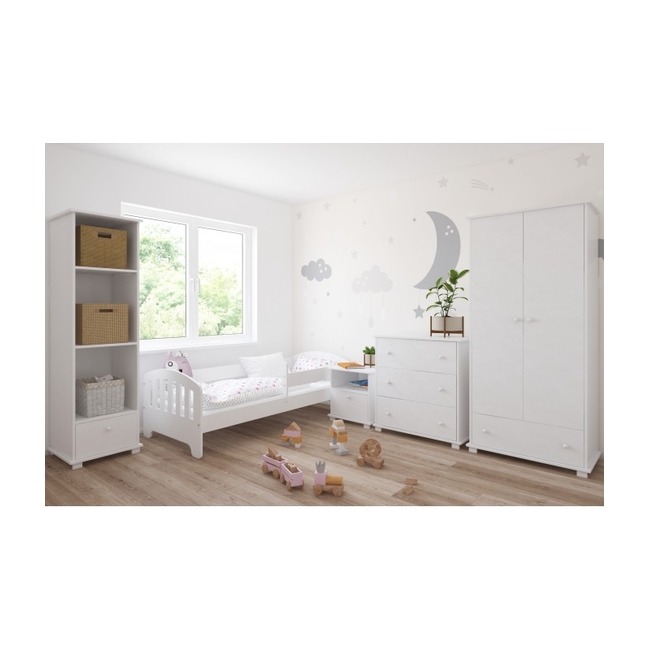 Classic Children's Bed 90x200 cm White