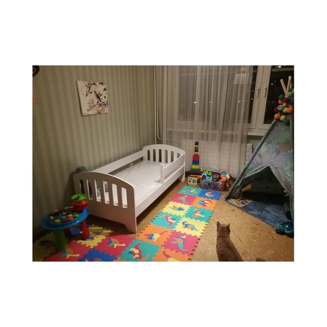 Classic Children's Bed 90x200 cm White