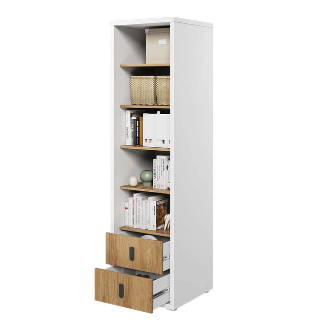 Bookcase 55x200x55cm SIMI MS-03