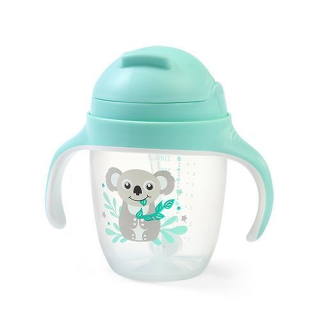 BabyOno 1464/03 Sippy cup with weighted straw MINT ONO-02215