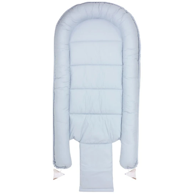 Jukki Baby Nest XXL For Babies 65x120 Blue Safari