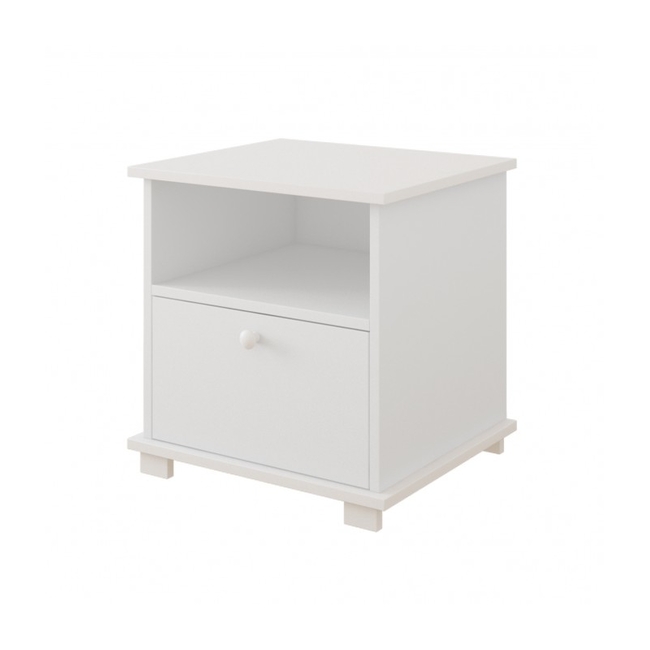 Bedside table Classic 47.5x48x51cm White