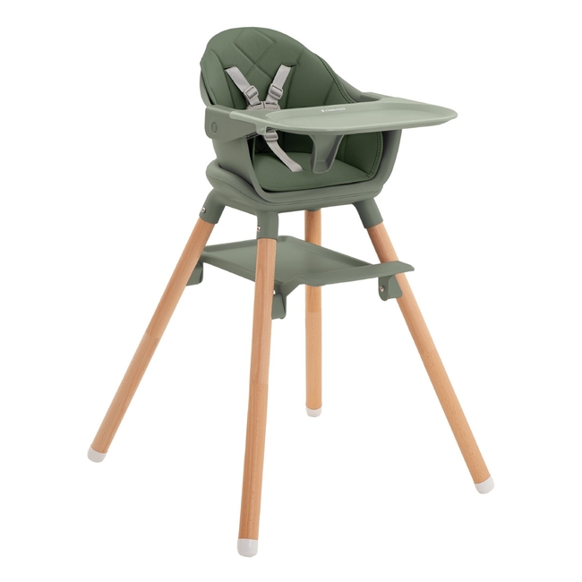 Kikka Boo Highchair 2in1 Woody Army Green 2024 31004010175