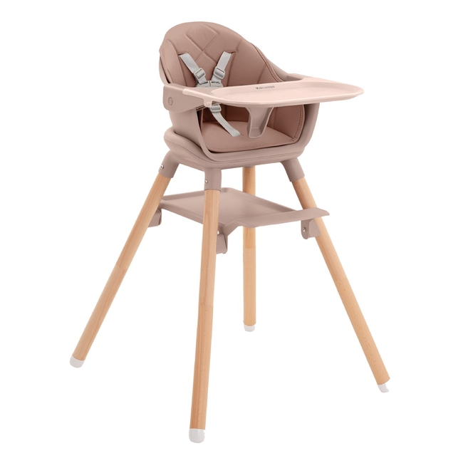 Kikka Boo Highchair 2in1 Woody Pink 2024 31004010176